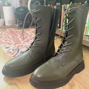 Pilcro Lace-up Stompy Boot